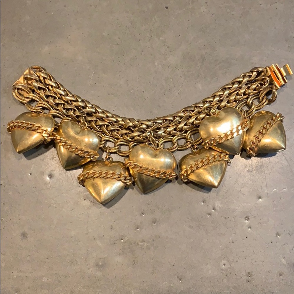 Butler & Wilson vintage heart bracelet